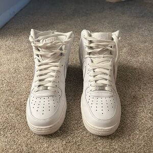 White High-Top Sneakers
